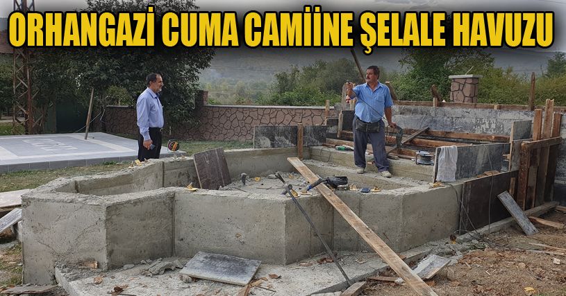 Karaçalı Mahallesi’ne şelale havuzu yapılıyor