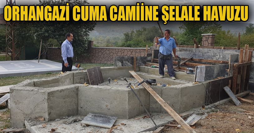 Karaçalı Mahallesi’ne şelale havuzu yapılıyor