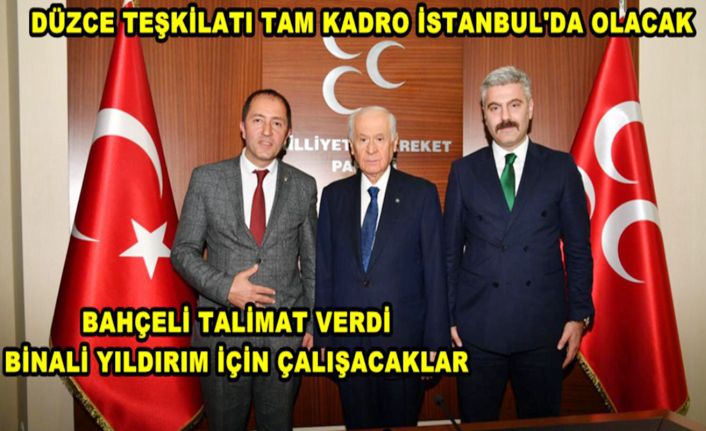 MHP Düzce teşkilatı tam kadro gidiyor