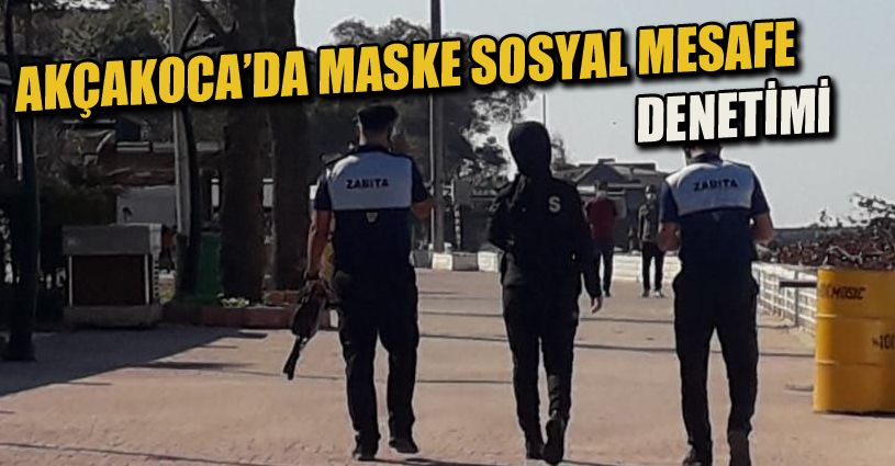 Zabıta ve Emniyetten Maske Denetimi