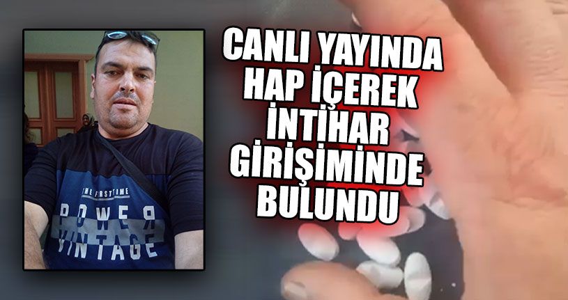 Canlı Yayında Hap İçerek İntihar Girişiminde Bulundu