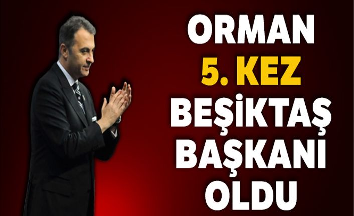 Beşiktaş'ta Fikret Orman yeniden başkan