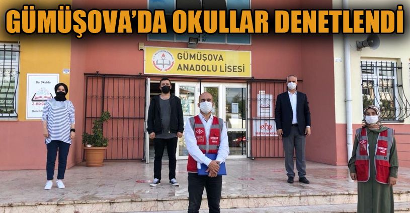 Gümüşova okulları denetimden geçti