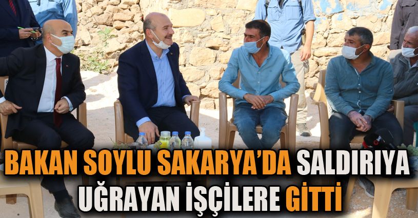 Bakan Soylu, Sakarya’da saldırıya uğrayan işçileri memleketlerinde ziyaret etti