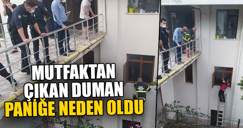 Mutfaktan Çıkan Duman Paniğe Neden Oldu 