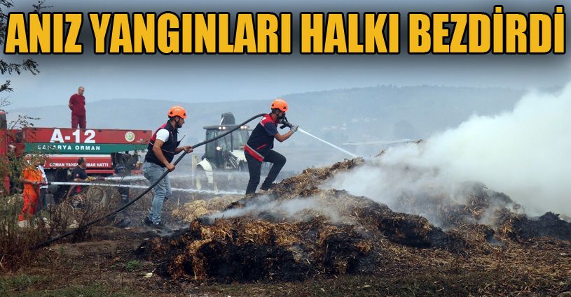 Anız yangınları halkı bezdirdi