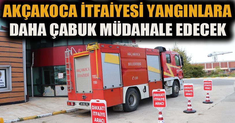 Akçakoca Belediyesi ikinci itfaiye birimini kurdu