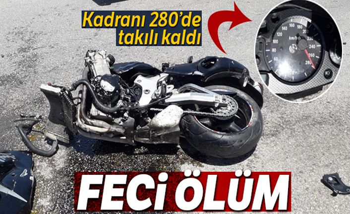 Kadranı 280'de takılı kalan motosiklet kazasında 2 kişi öldü