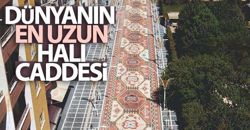 Dünyanın en uzun halı caddesi