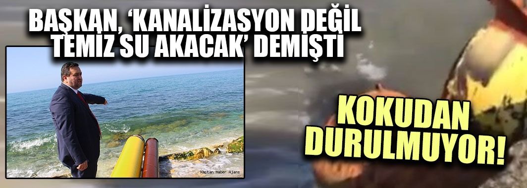 Çuhallı Plajına Kanalizasyon Akıyor