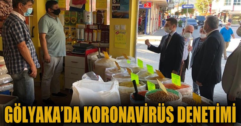 Gölyaka’da korona virüs denetimi