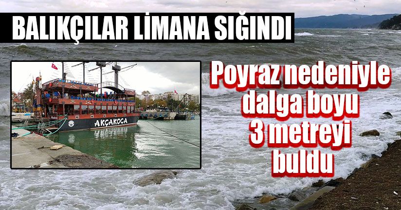 Batı Karadeniz’de Poyraz Etkili Oluyor