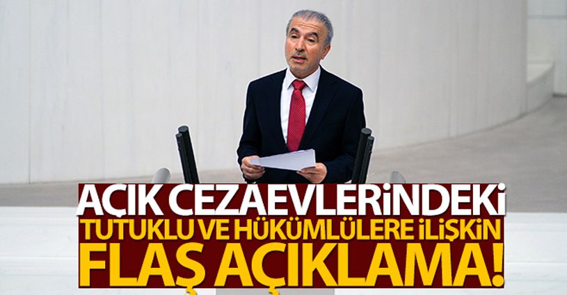 AK Parti'li Bostancı'dan açık cezaevlerine ilişkin açıklama