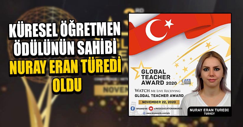 Düzce’ye İlk Defa Küresel Öğretmen Ödülü Kazandırıldı