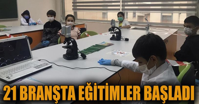 21 Branşta eğitim verecek çocuk kulübü eğitimleri başladı