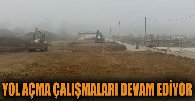 Düzce’de yol açma, asfalt ve yama işi sürüyor