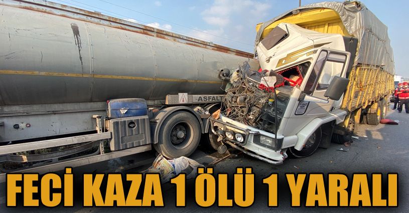 TEM Otoyolunda feci kaza: 1 ölü, 1 yaralı