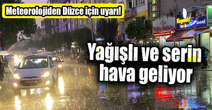 Yağışlı Ve Serin Hava Geliyor