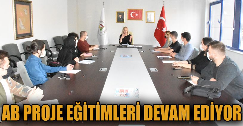 AB proje eğitimleri devam ediyor