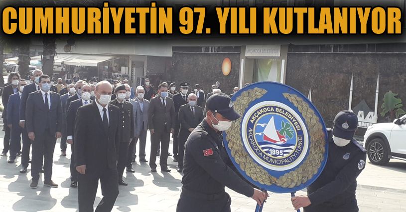 29 Ekim Cumhuriyet Bayramı Çelenk Sunumu İle Başladı