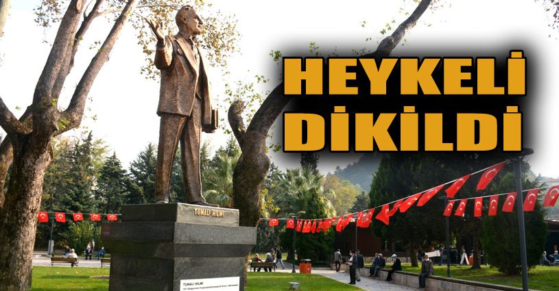 Zonguldak’ın ilk milletvekili Tunalı Hilmi’nin heykeli açıldı