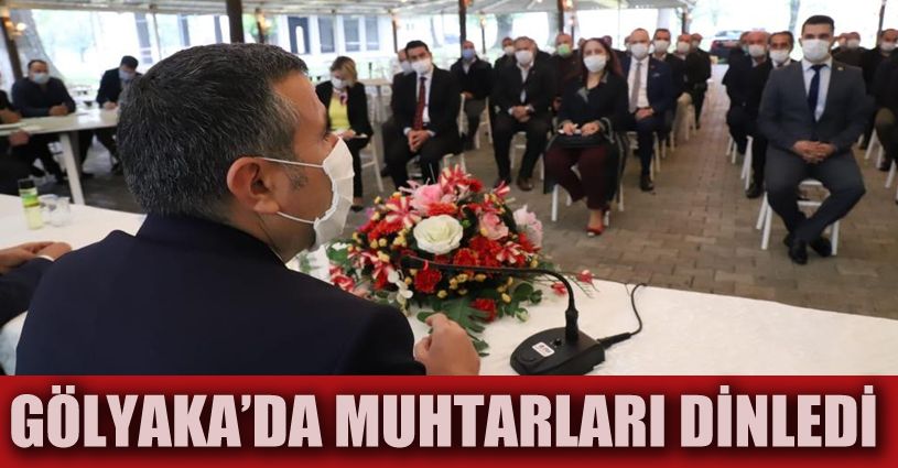 Vali Atay muhtarları dinledi