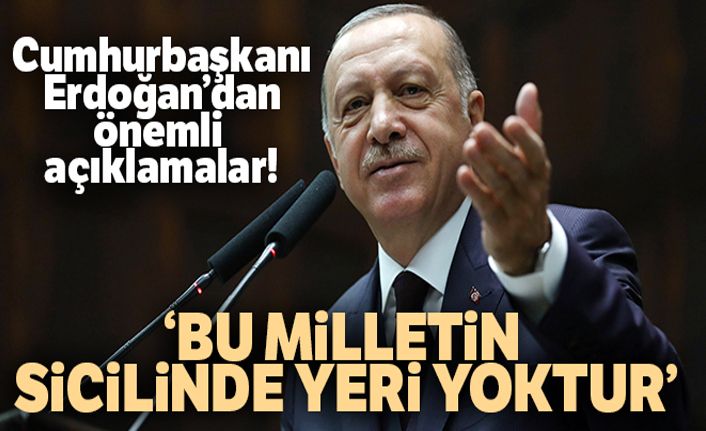 Cumhurbaşkanı Erdoğan: 'Devlet ebed müddet milletin bizatihi kendisidir'