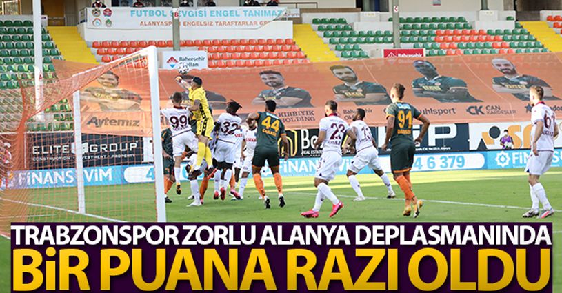 Alanyaspor 1-1 Trabzonspor