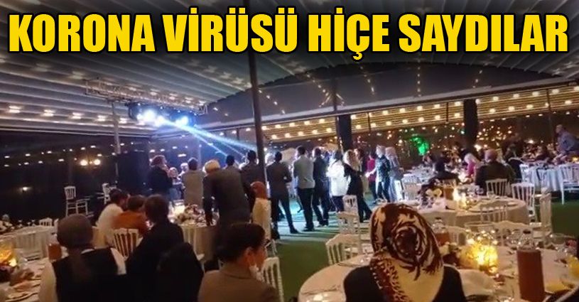 Moral yemeği adı altında korona virüsü hiçe saydılar
