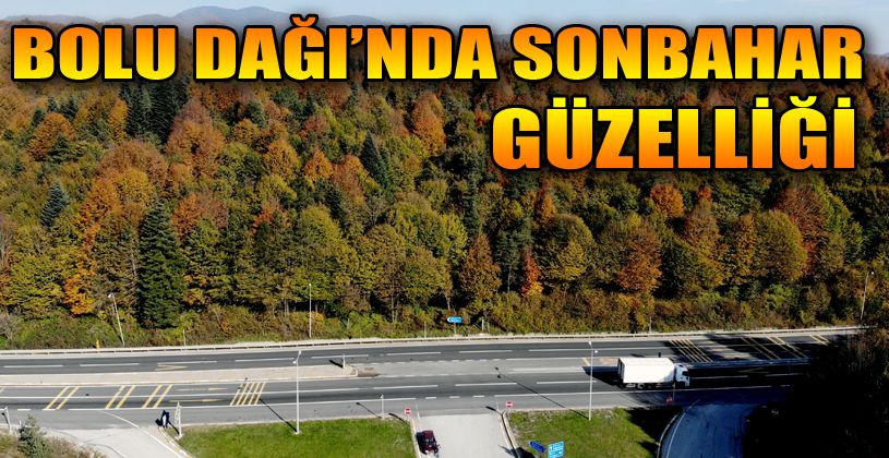 İstanbul’un Anadolu’ya açılan kapısı Bolu Dağı’nda sonbahar güzelliği
