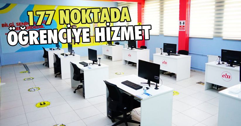 Düzce’de 19 noktaya EBA noktası kuruldu