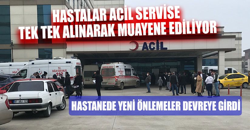 Hastanede Yeni Önlemeler Devreye Girdi
