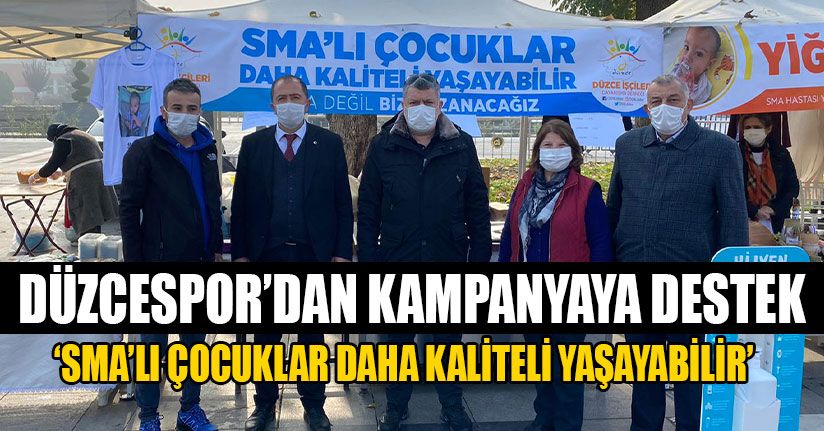Düzcespor’dan Kampanyaya Destek