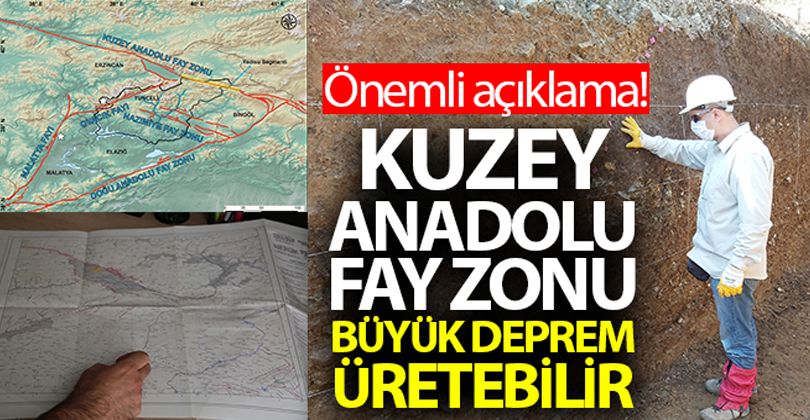 Kuzey Anadolu fay zonu büyük bir deprem üretebilir