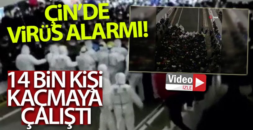 Çin'deki havalimanında karantinaya alınan 14 bin kişi kaçmaya çalıştı