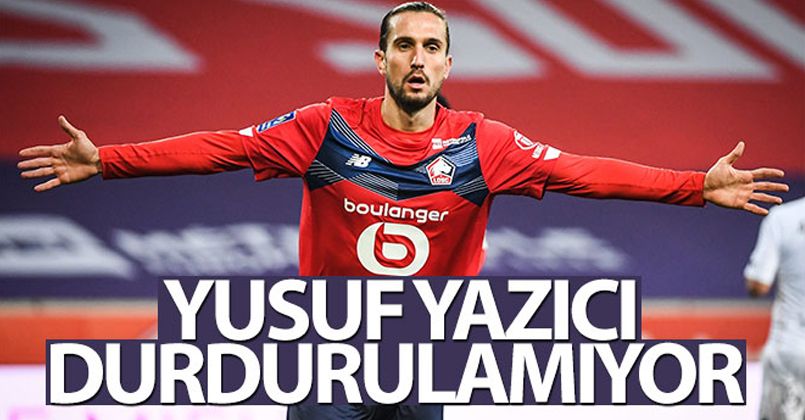 Yusuf Yazıcı, Fransa'da gollerine devam ediyor