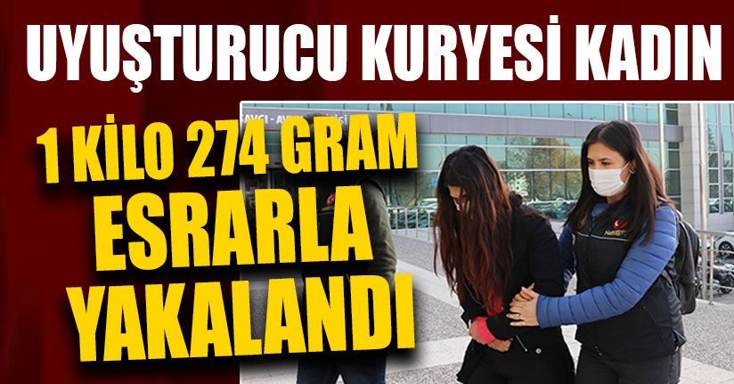 Uyuşturucu Kuryesi Kadın Yakalandı