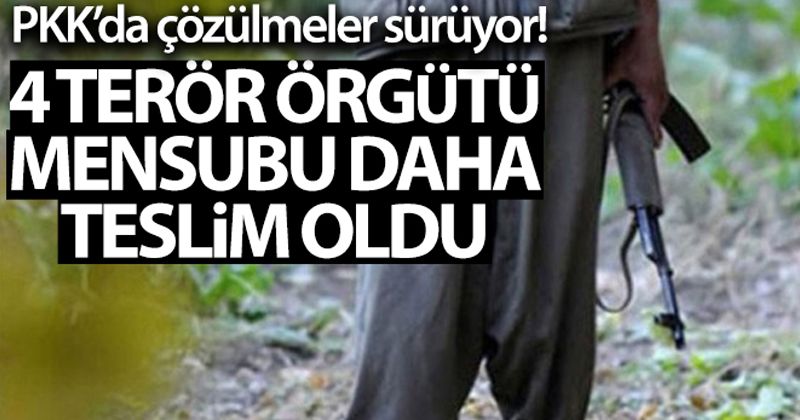 Terör örgütü PKK'da çözülme hızlandı