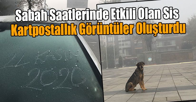 Hava Sıcaklığı Düştü Şehri Sis Kapladı