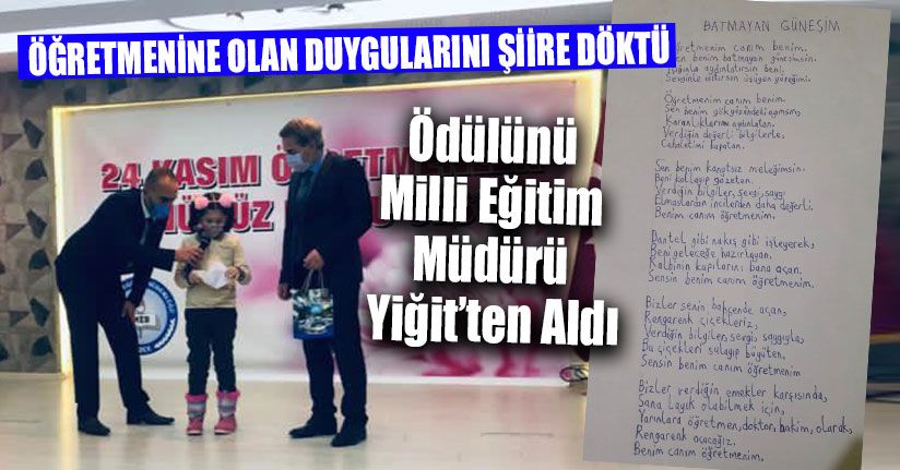 Kazanan Batmayan Güneşim Şiiriyle Miray Alay Oldu