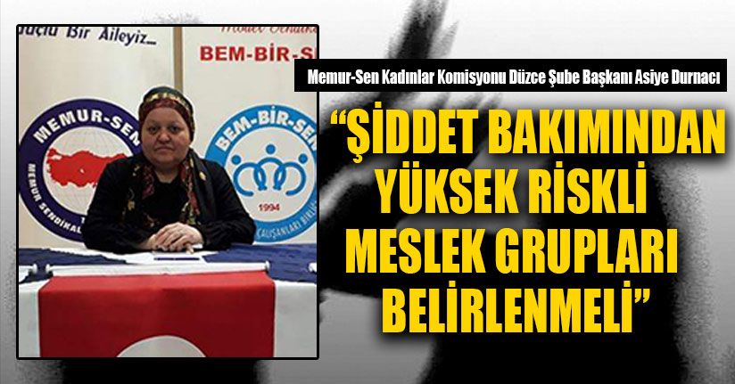 Memur Sen’den Kadına Yönelik Şiddetle Mücadele Günü Mesajı
