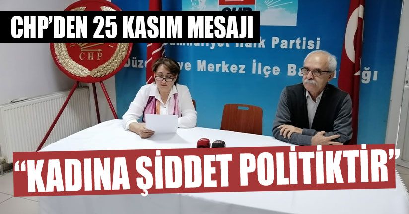 Kadına Şiddet Politiktir