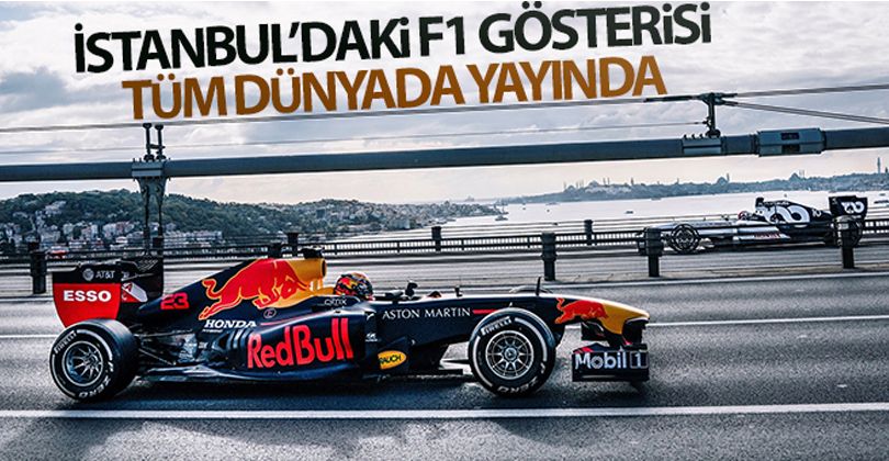 İstanbul'daki F1 gösterisi tüm dünyada yayında