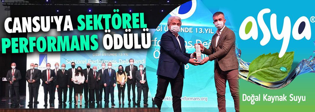 Cansu'ya Sektörel Performans Ödülü 