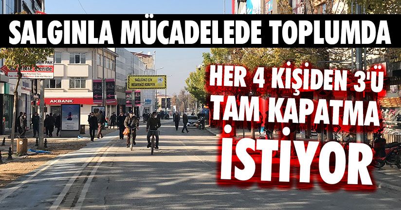 Sokak Kısıtlamasına Vatandaşlardan Tam Destek
