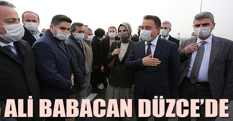 Ali Babacan Düzce'de