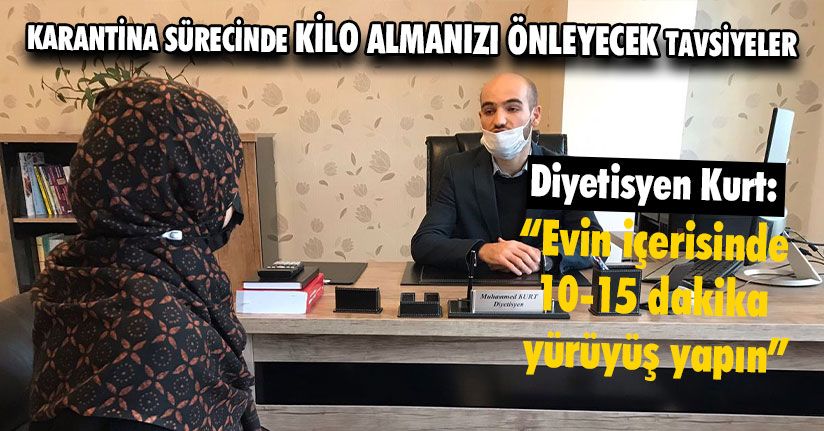 Karantina Sürecinde Kilo Almanızı Önleyecek Tavsiyeler