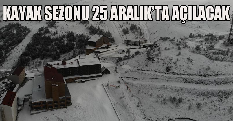 Kartalkaya’da pistlerdeki kar kalınlığı 1 metreye ulaştı