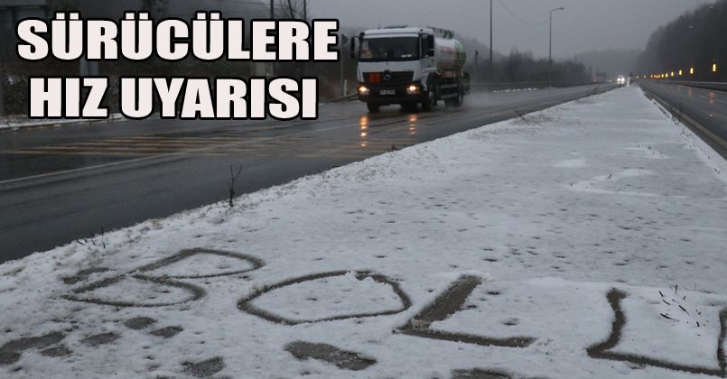 Bolu Dağı’nda kar yağışı ve sis etkili oluyor