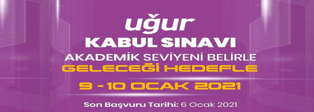 Uğur Kabul Sınavı'na (UKS) Başvurular Başladı